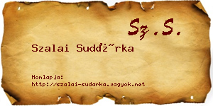 Szalai Sudárka névjegykártya